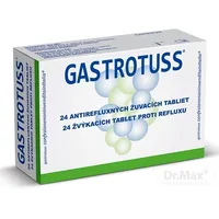 Gastrotuss tablety žuvacie antirefluxné tablety