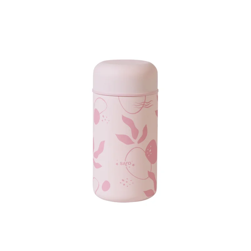 Saro Baby nerezová termoska na jedlo 500ml Pink