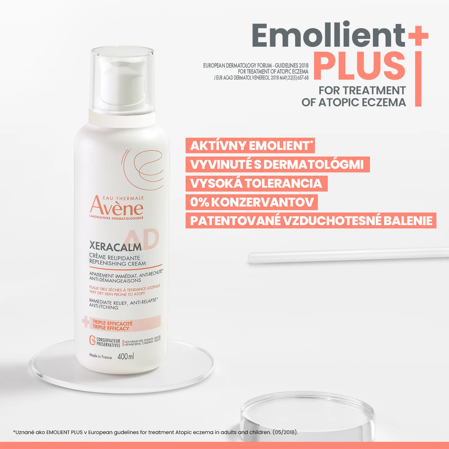 Avène XeraCalm A.D Relipidačný krém 400 ml