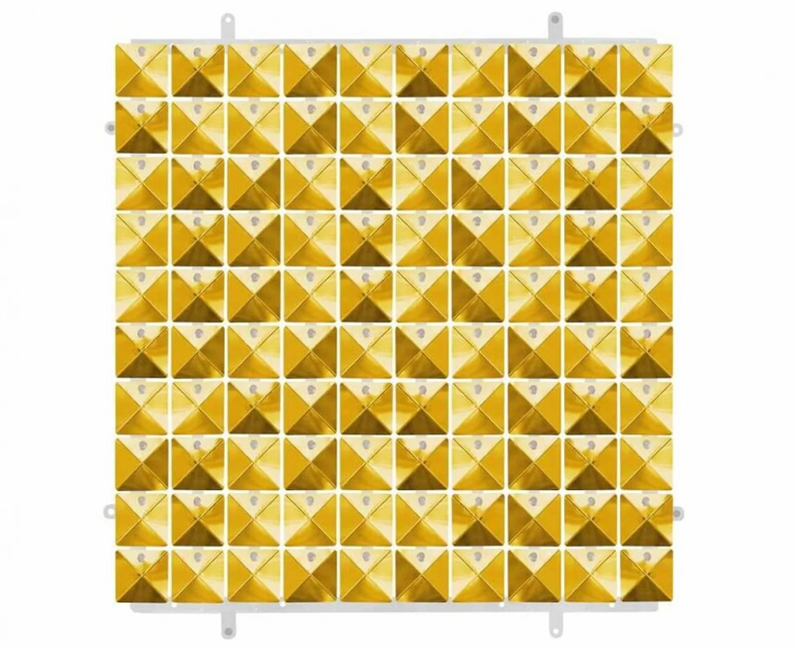 Dekoračný panel zlatý 30x30cm