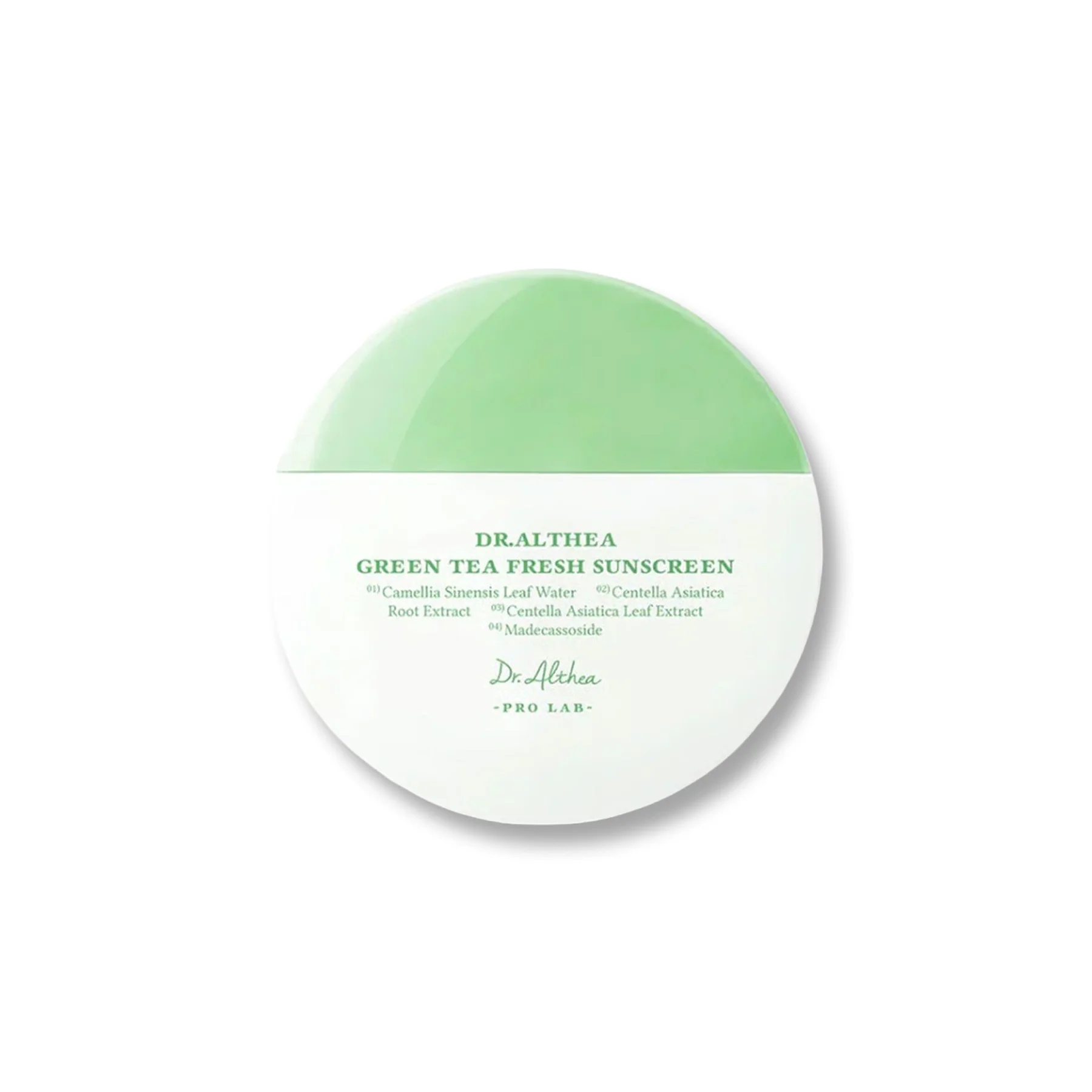 DR. ALTHEA Green Tea Fresh Sunscreen Ľahký opaľovací krém so zeleným čajom a niacínamidom 45ml