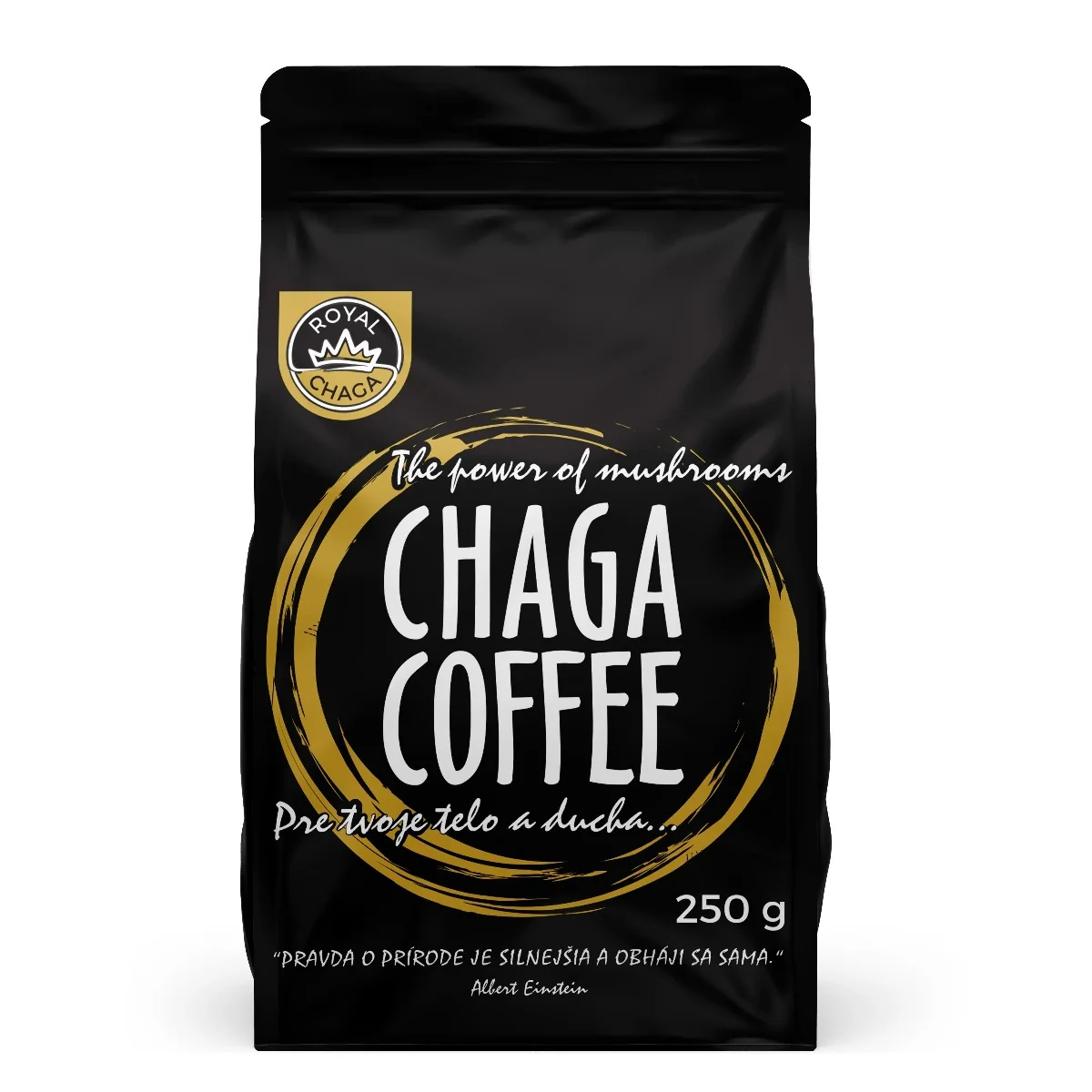 Royal Chaga Káva s Extraktom z húb Caga sibírska 1×250g, výživový doplnok
