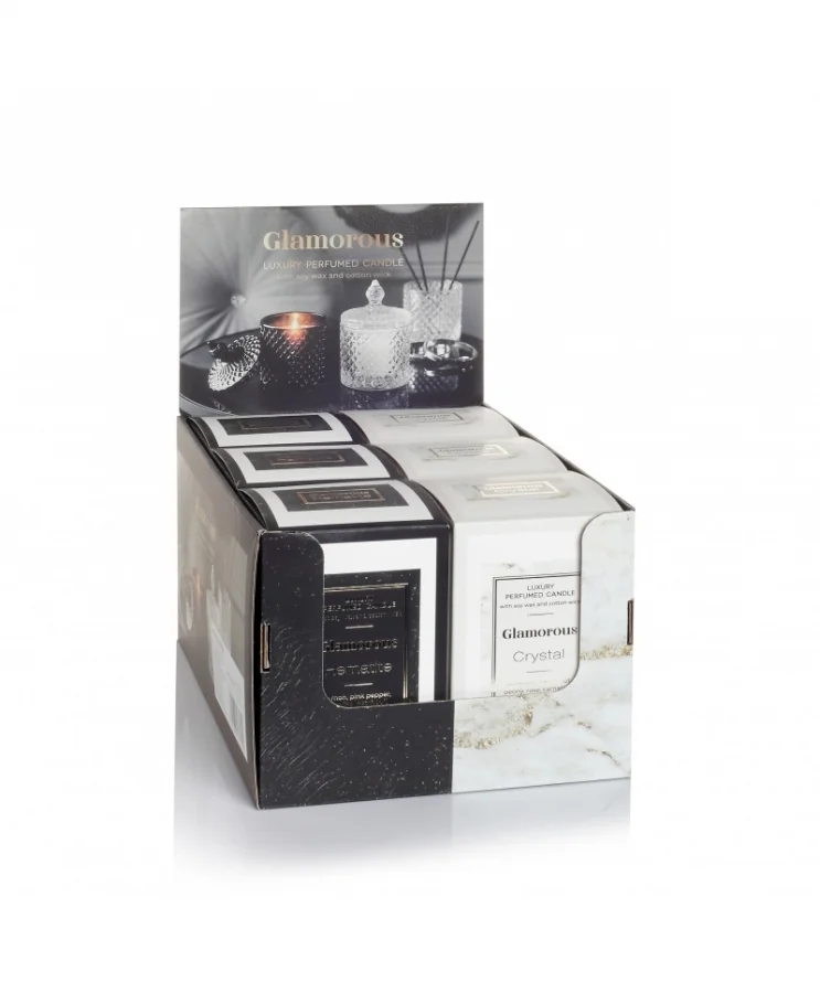 Glamorous Hematite vonná sviečka BARTEK, 180g/ks