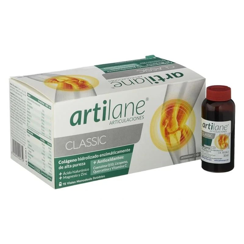 ARTILANE® Komplexná kĺbová výživa s kolagénom a kyselinou hyalurónovou 15 × 30 ml pitných ampuliek