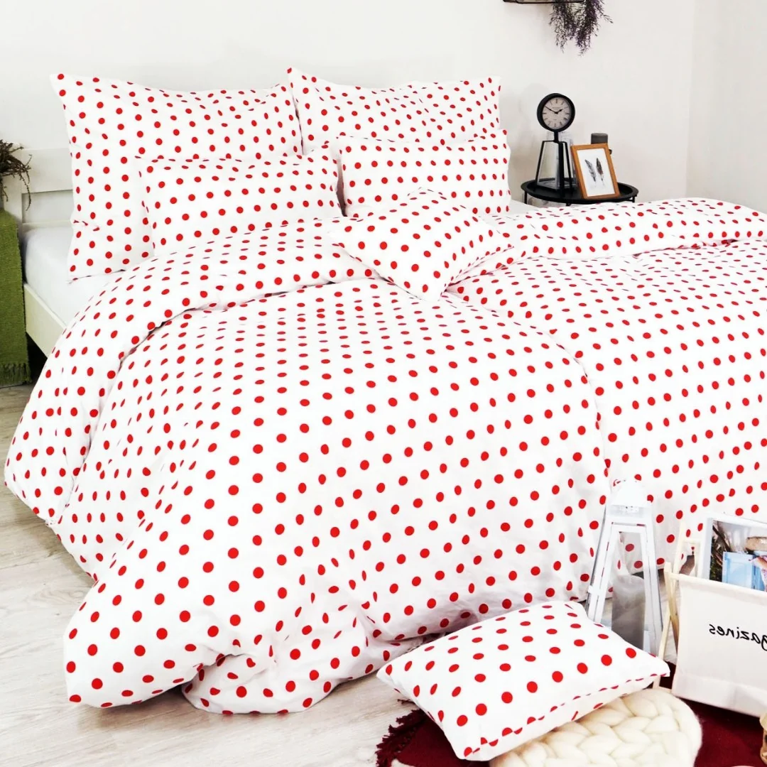 Obliečky Rím červené EMI Štandardný set jednolôžko obsahuje 1x 140x200 + 1x 70x90