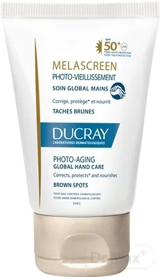 DUCRAY MELASCREEN SOIN GLOBAL MAINS SPF50+ 1×30 ml, fotostarnutie - komplexné sérum (zľava)