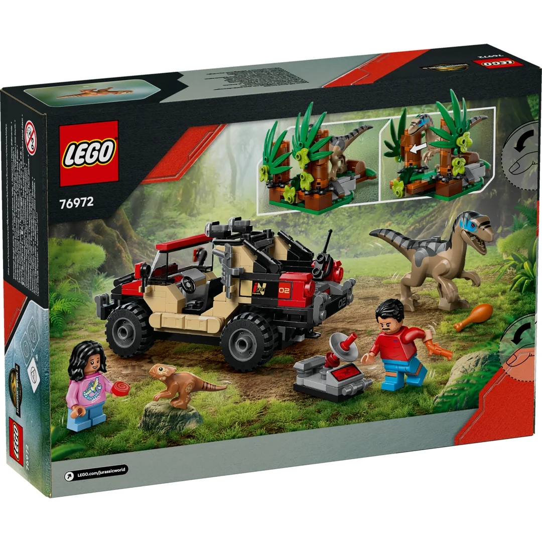 LEGO® Jurassic World 76972 Únik pred raptorom v terénnom aute