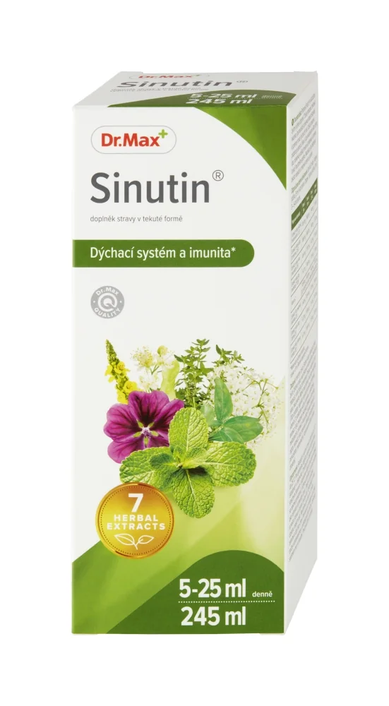 Dr. Max Sinutin 1×245 ml, bylinný sirup