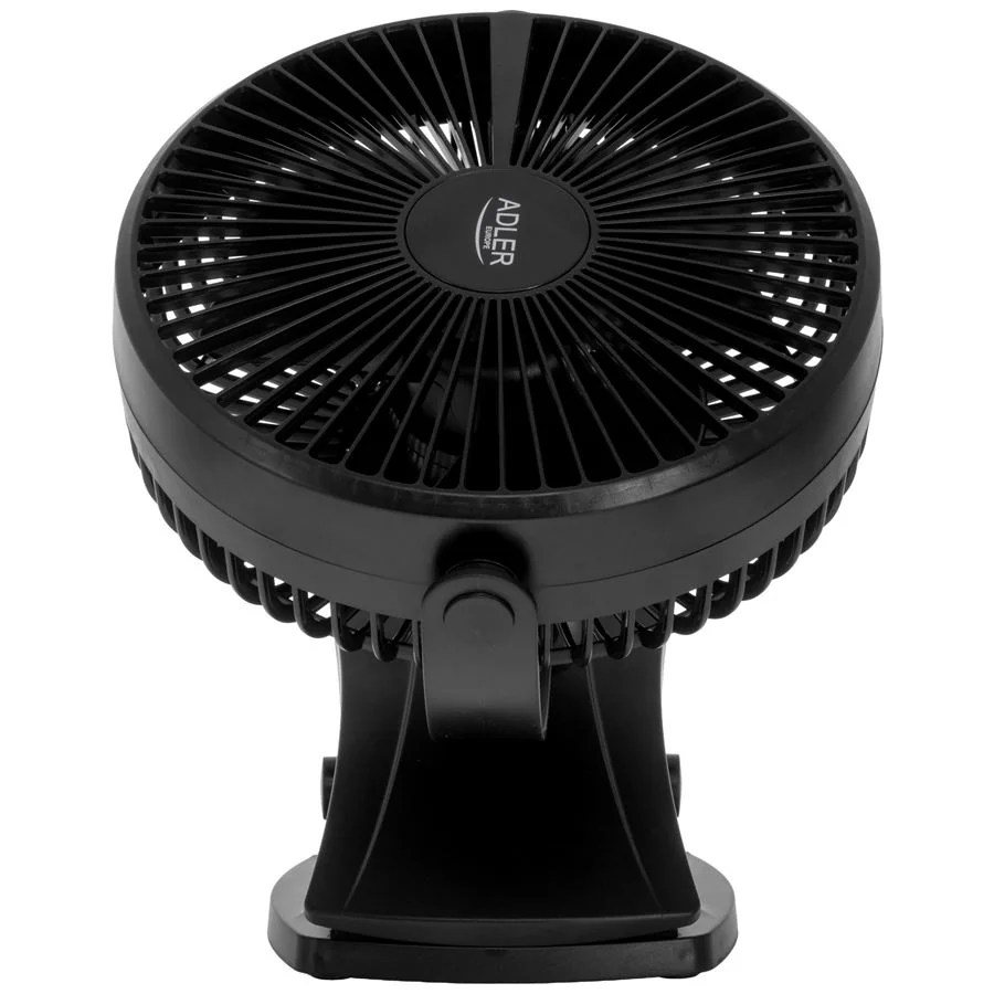 Stolový ventilátor s klipom Adler AD 7342 čierny