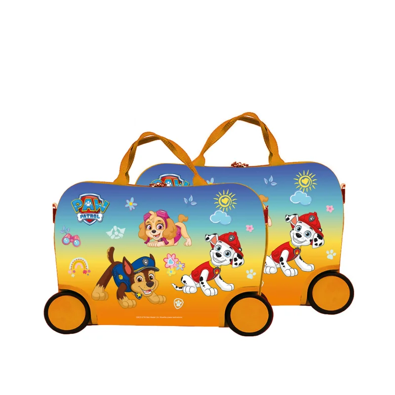 Nickelodeon Detský kufor s kolieskami Paw Patrol, žltý, 28 l