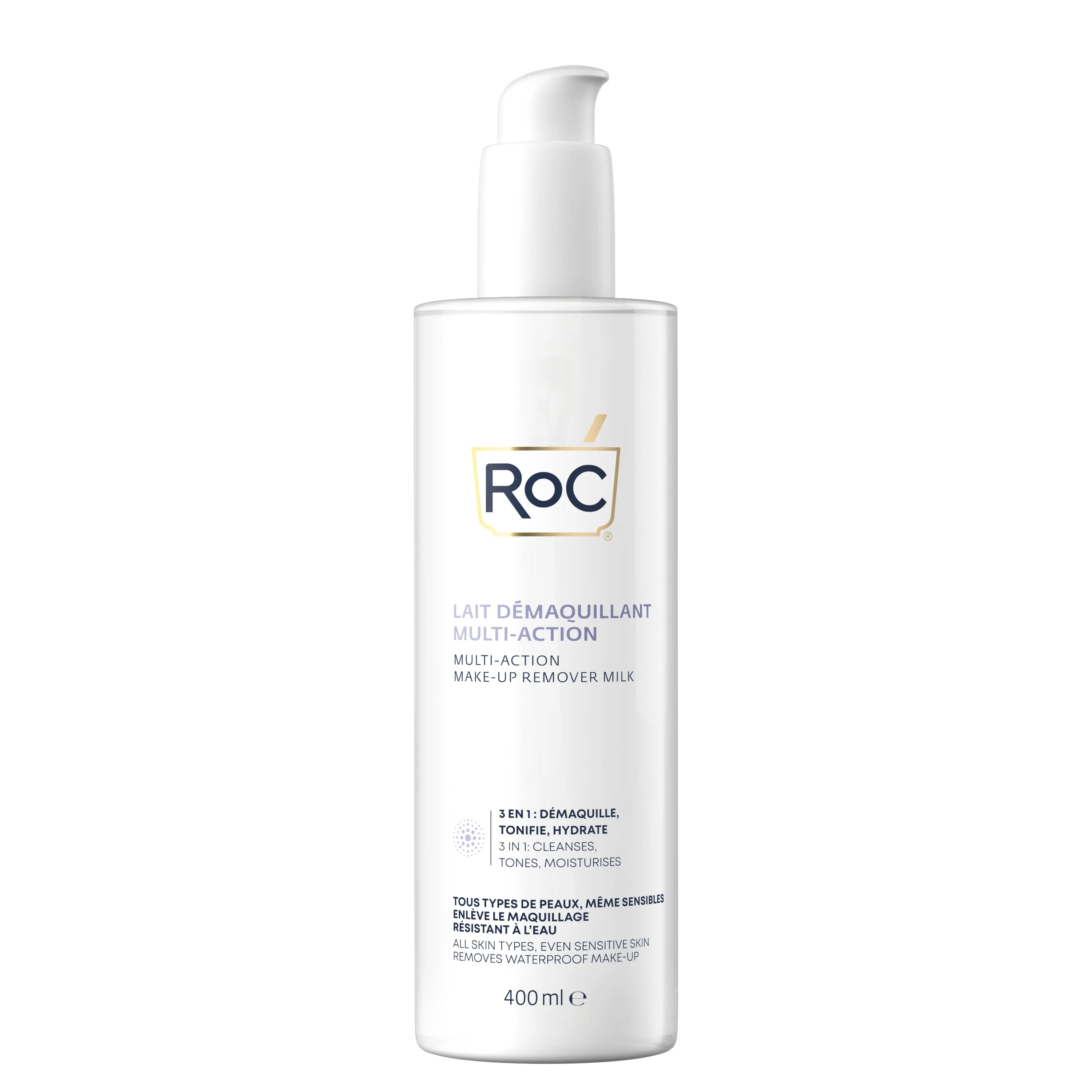 RoC Multi Action odličovacie mlieko, 400 ml 400 ml