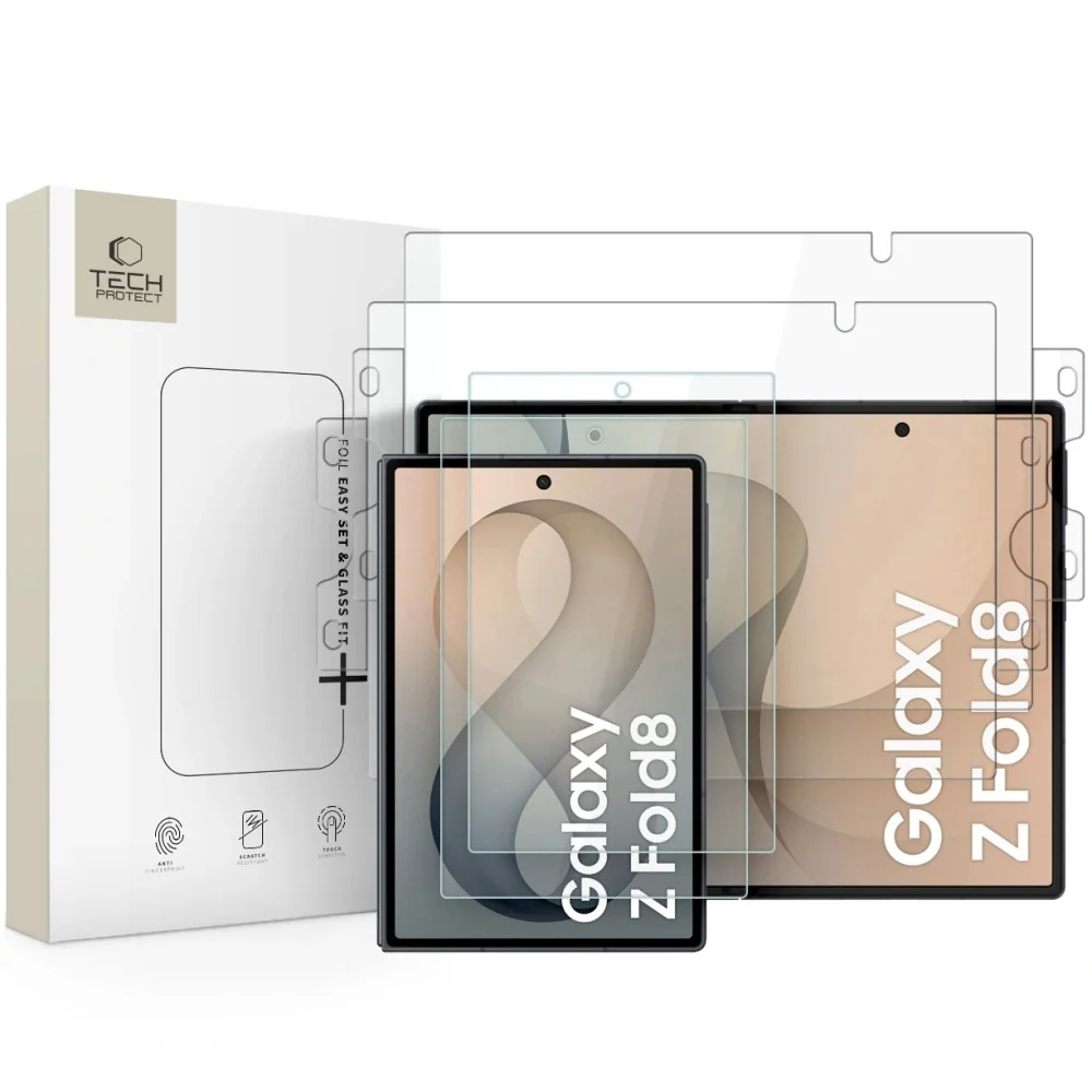 Tech-Protect Easy Set ochranné sklo a fólia na Samsung Galaxy Z Fold 8