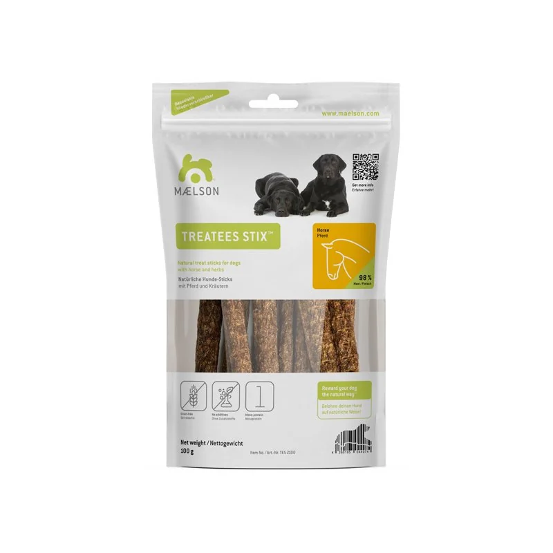 Tyčinky pre psa treatees stix 100 g, kôň
