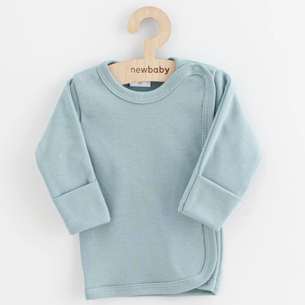 Dojčenská košieľka New Baby Classic II Uni 3ks mätová 68 (4-6m),