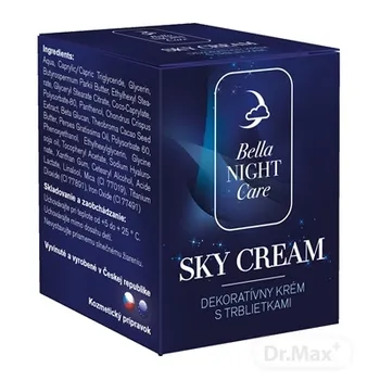 Bella NIGHT Care SKY CREAM 1×30 ml, dekoratívny krém s trblietkami