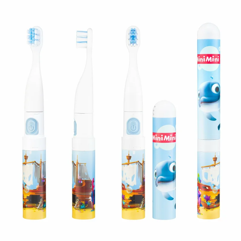 VITAMMY SMILE MiniMini+ Detská sonická zubná kefka, Delfín Finek, od 3 rokov