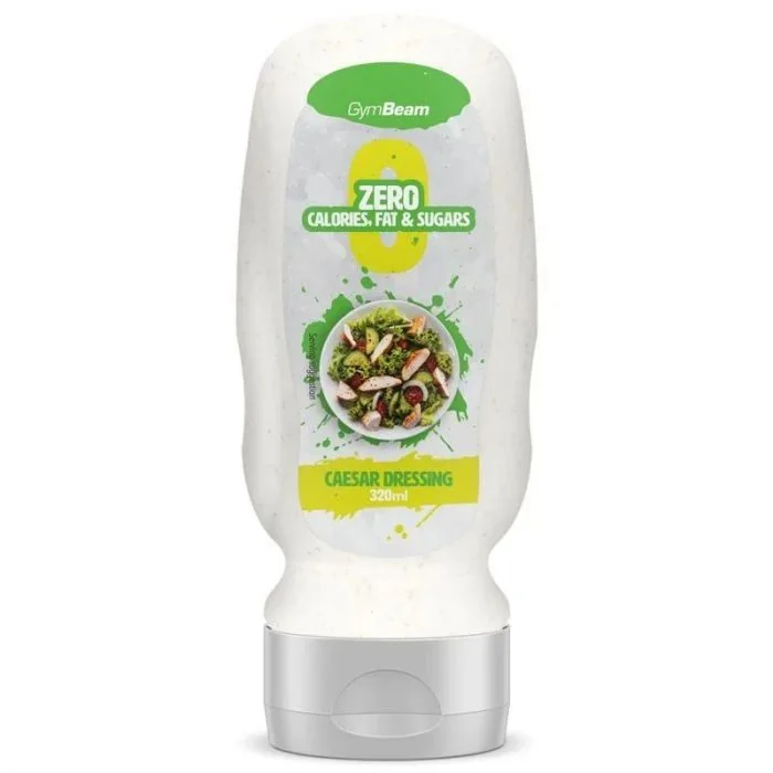 Gymbeam bezkalorický caesar dressing 1×320 ml, bezkalorický caesar dressing