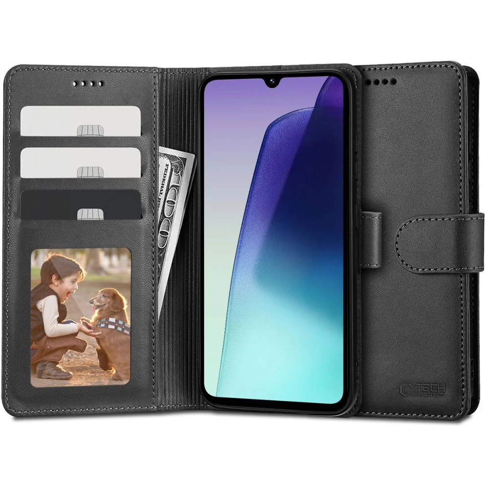 Tech-Protect Wallet knižkové puzdro na Xiaomi 14C čierne