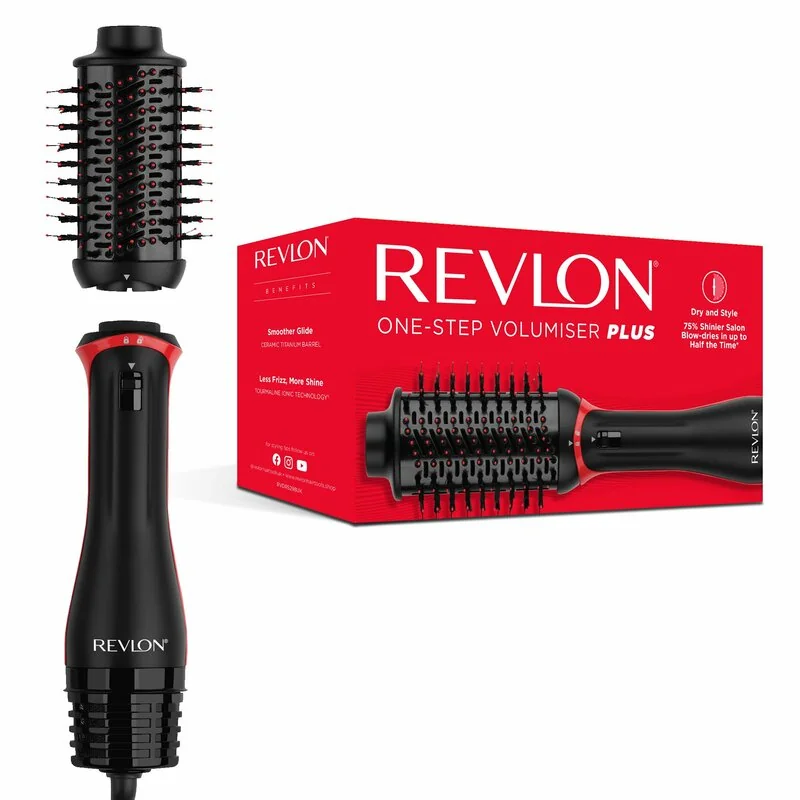 REVLON Okrúhla kefa na sušenie vlasov s odnímateľnou rúčkou 1×1 ks, okrúhla kefa