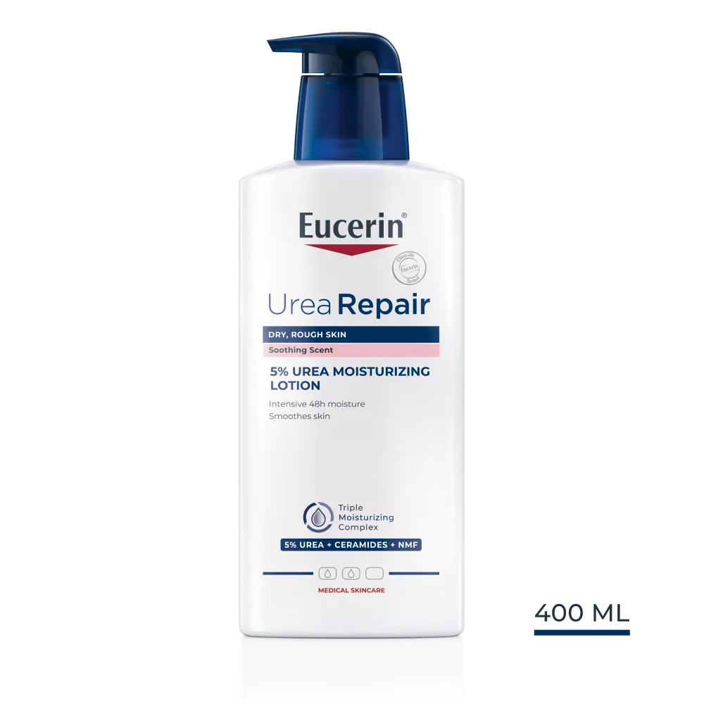 Eucerin UreaRepair Telové mlieko 5 % urea s jemnou parfumáciou, 400 ml 1×400 ml, telové mlieko