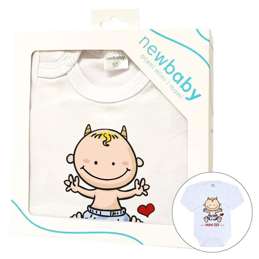 Dojčenské bavlnené body s krátkym rukávom  Be Happy, vel. 80 (9-12m) 