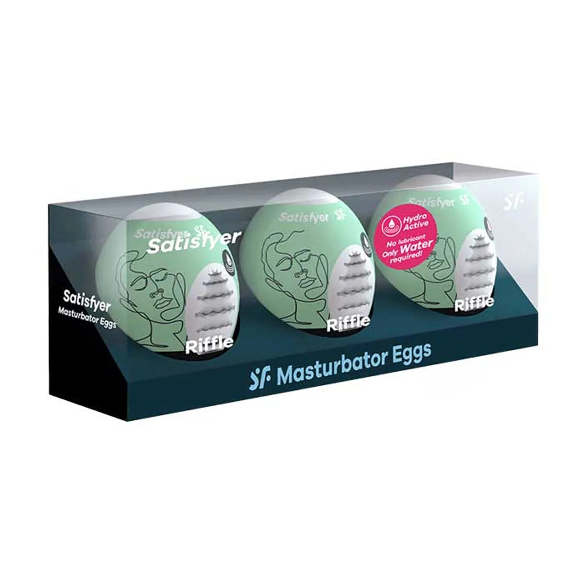 SATISFYER Masturbator Eggs - masturbačný set 3ks, masturbačný set