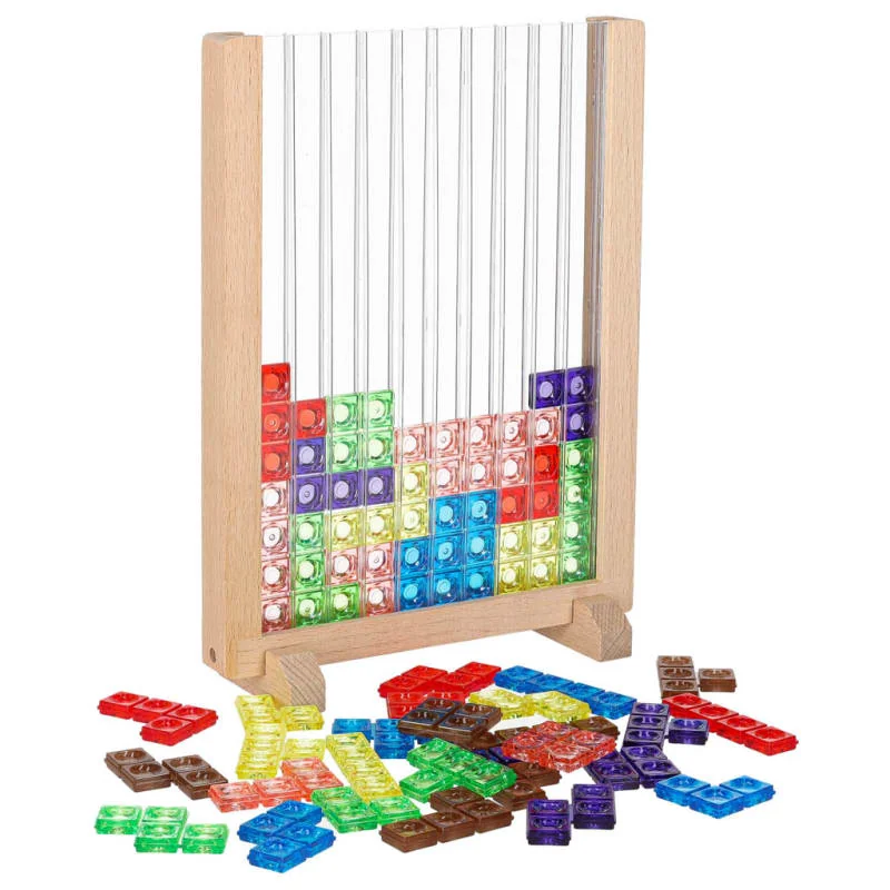 Logická hra Tetris – stojaca mozaika, 42 dielov