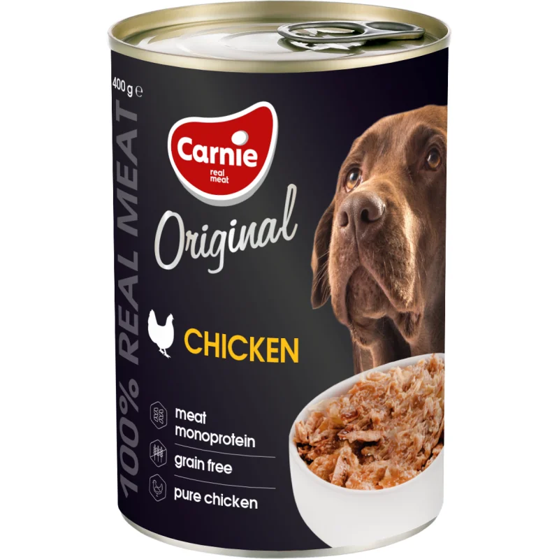 CARNIE ORIGINAL Holistic Dusené kuracie kúsky mäsa 400 g (3175)