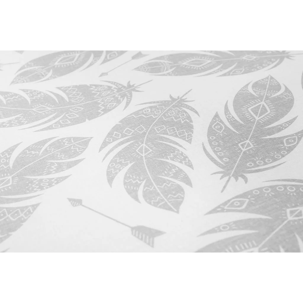 Penový matrac do postieľky Sensillo 120X60x6 cm pierka sivé ,