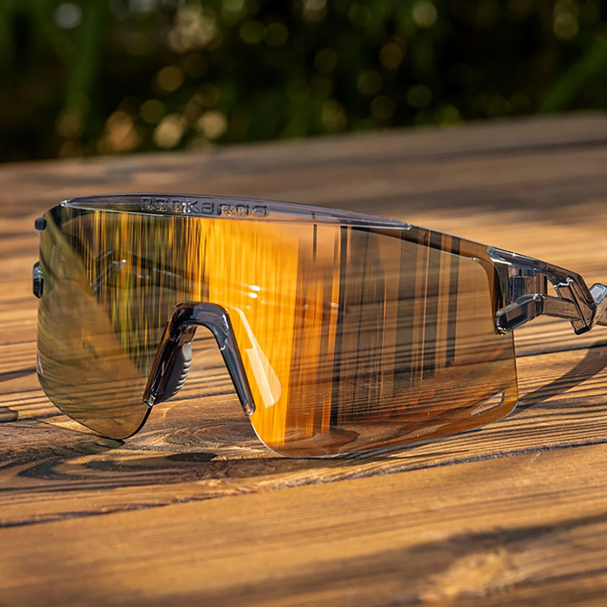 Rockbros RB3006 Polarized cyklistické okuliare, číre / čierne