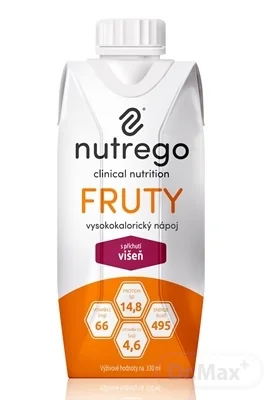 Nutrego FRUTY 12×330 ml, s príchuťou višňa