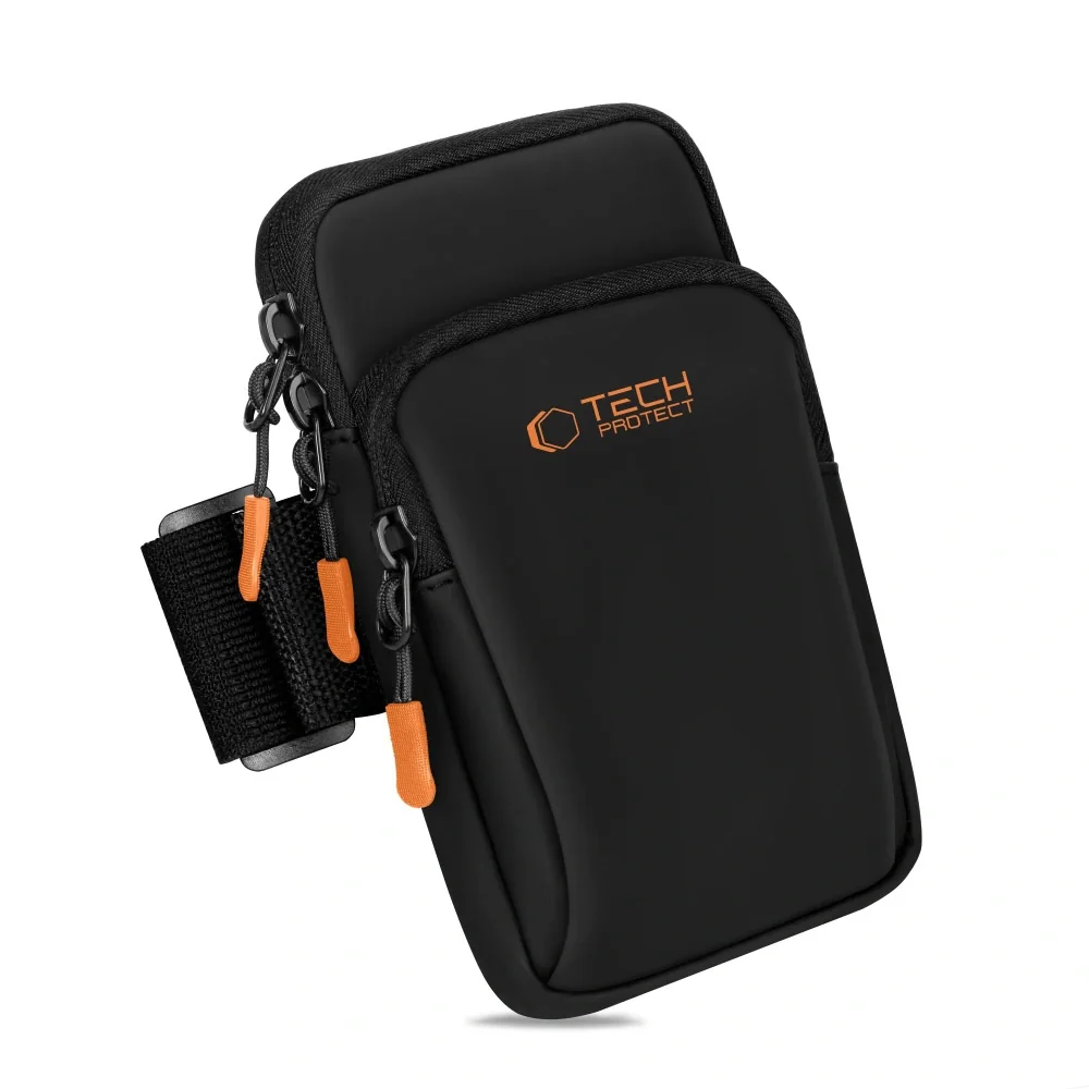 Tech-Protect M7 bežecké puzdro, čierne/oranžové