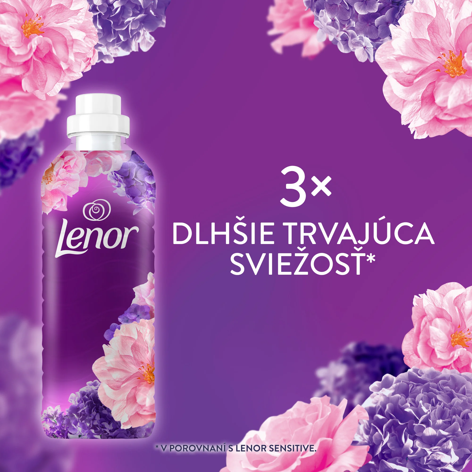 Lenor Floral Bouquet aviváž, 59 praní 1239 ml