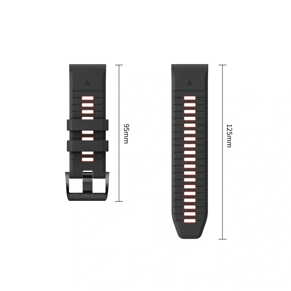 Tech-Protect IconBand remienok Garmin QuickFit 26mm, black / red