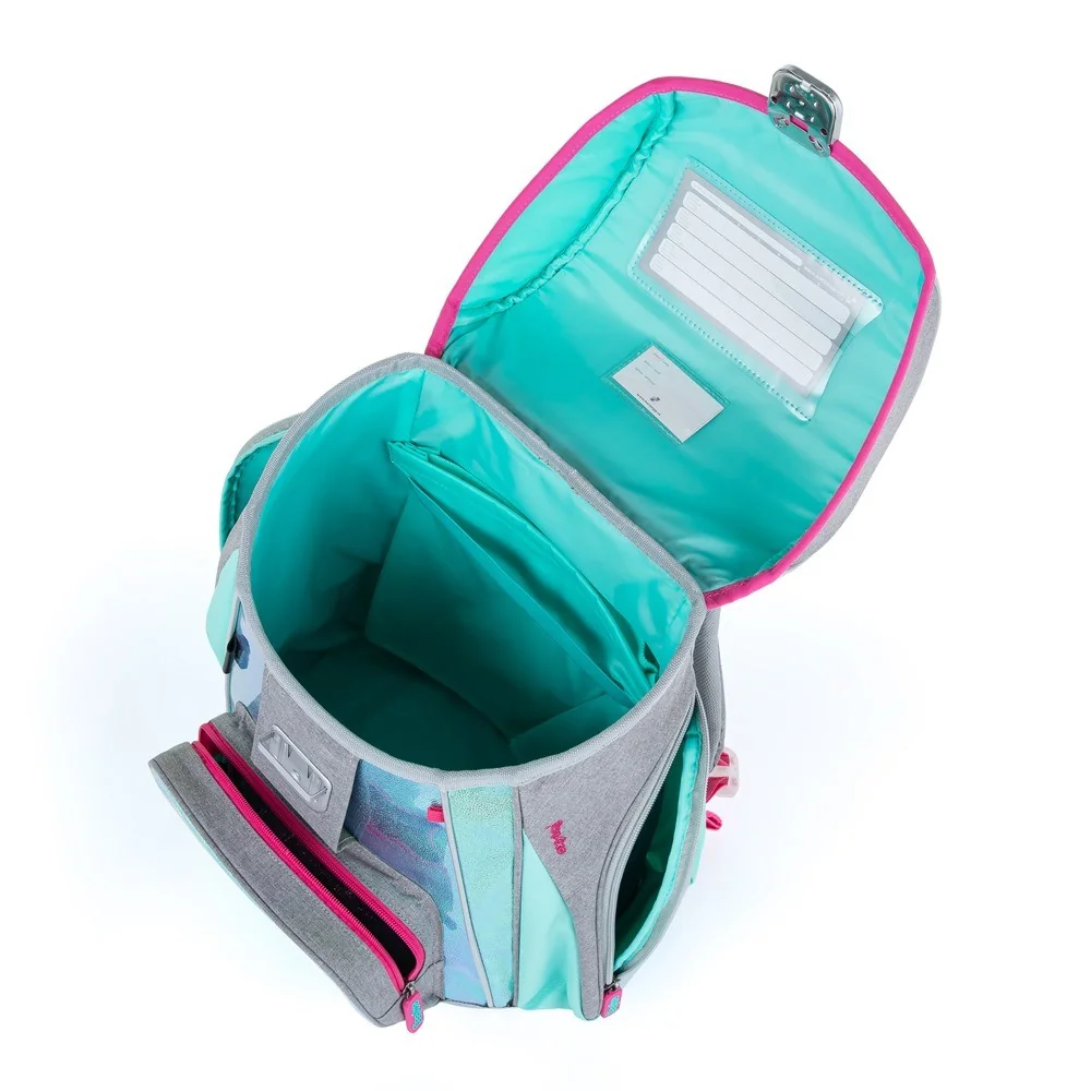 Školský batoh PREMIUM Ocean rainbow modro-ružový