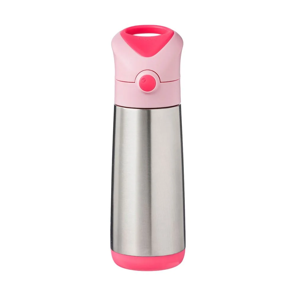 Termoska na pitie so slamkou 500 ml flamingo fizz