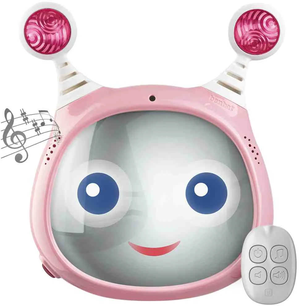 BENBAT Zrkadlo do auta aktívne s melódiami Oly Pink 0m+ 1×1 ks, detské zrkadlo