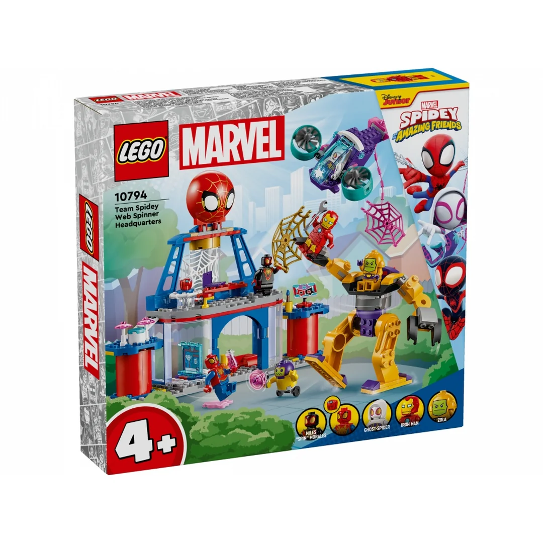 LEGO® Marvel 10794 Pavúčia základňa Spideyho tímu