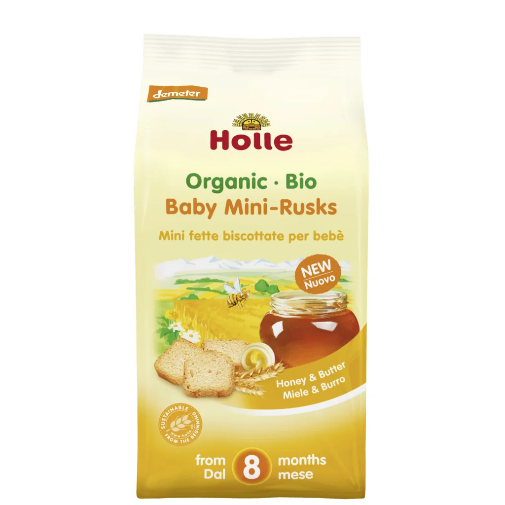 HOLLE Detské špaldové mini sucháre, 100 g 1×100 g