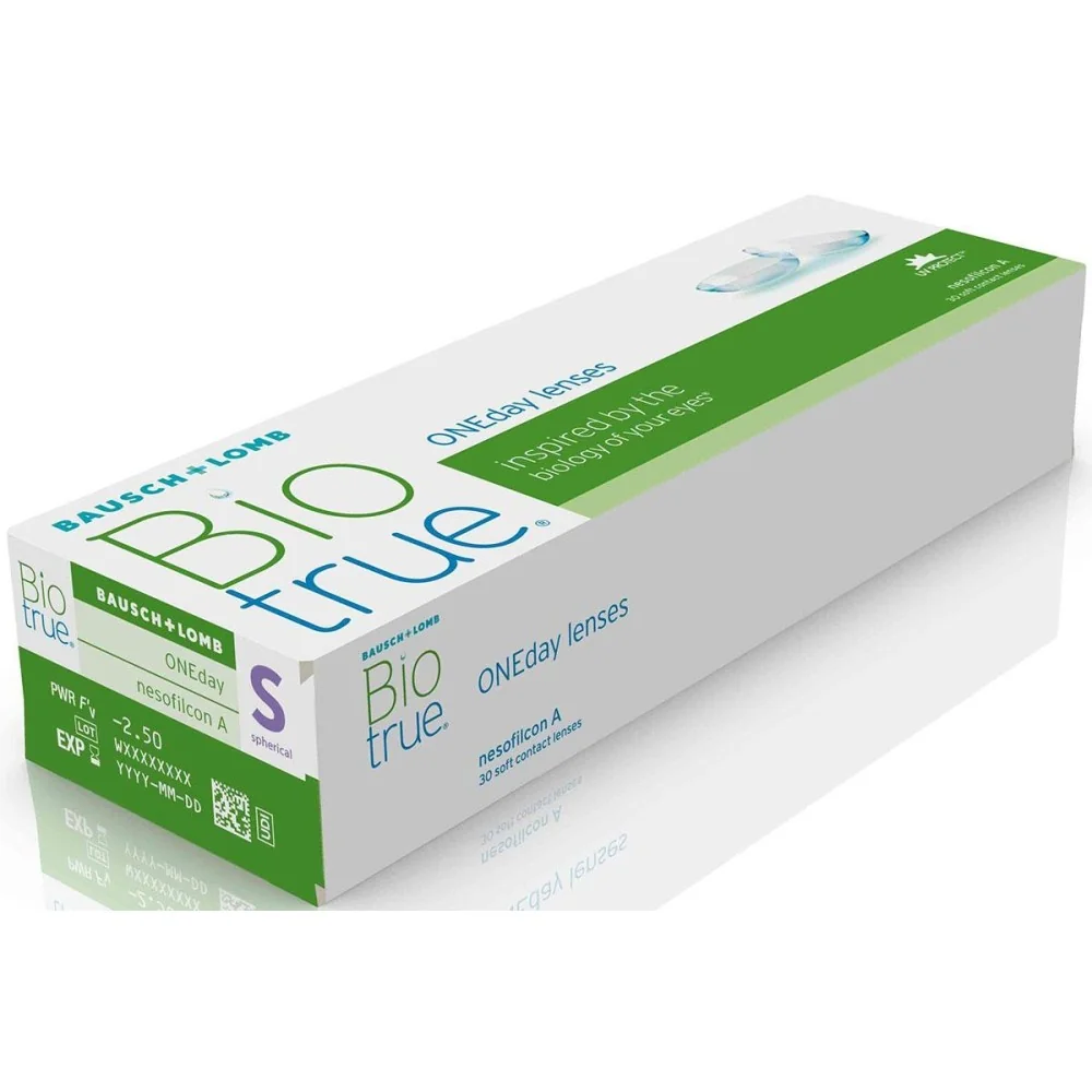 Denné Biotrue ONEday (30 šošoviek) Dioptrie: -5, Zakrivenie: 8.6