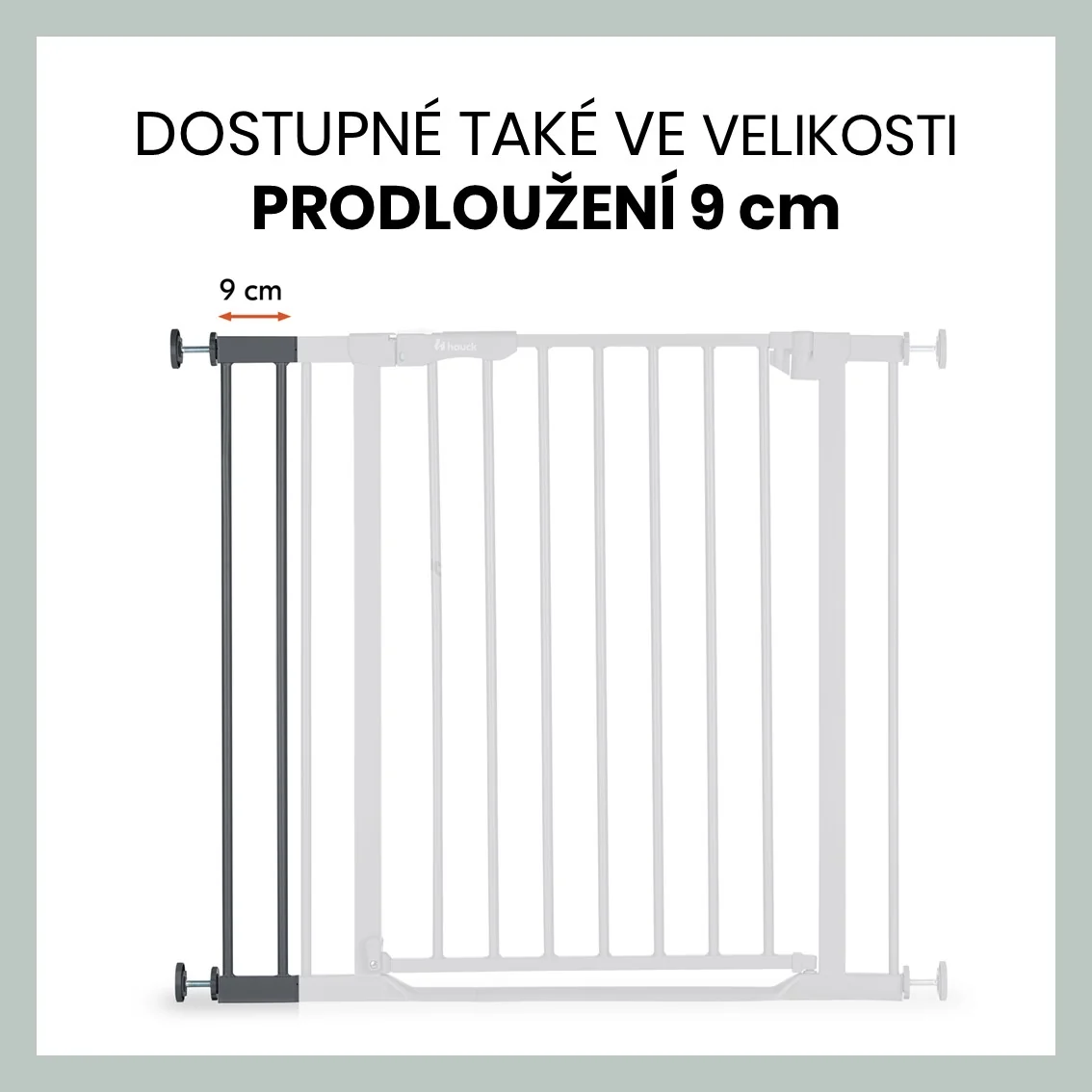 Hauck Rozšírenie k zábrane Open N Stop 2 21 cm Dark Grey