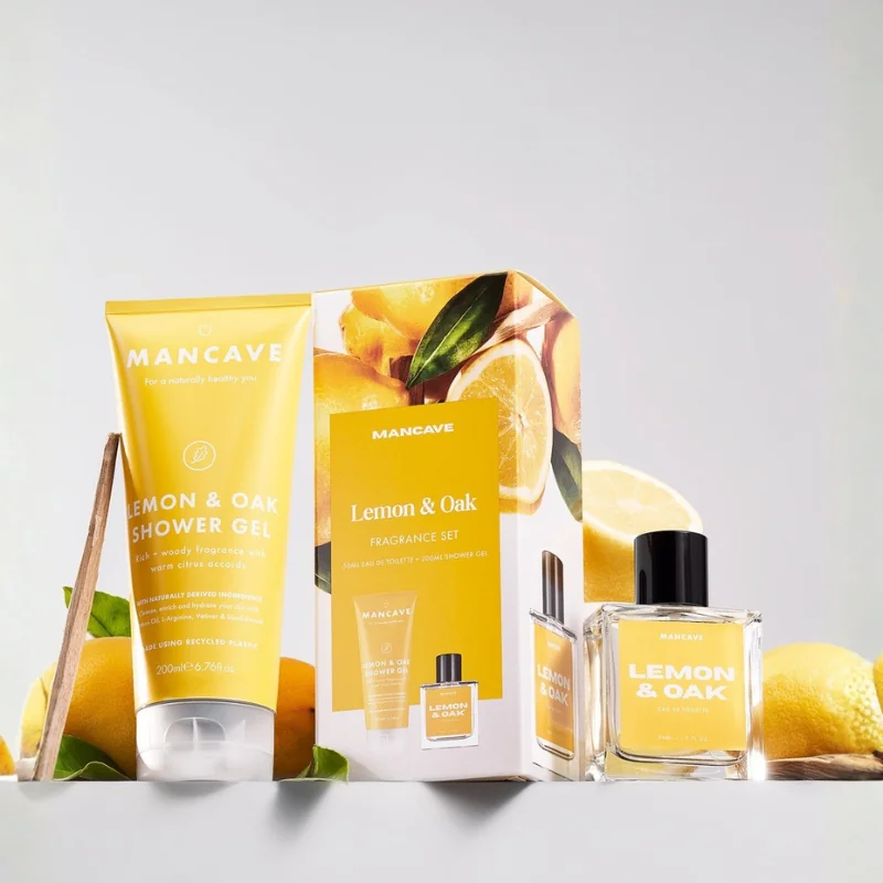MANCAVE set CITRÓN a DUB - Eau De Toilette a sprchový gél