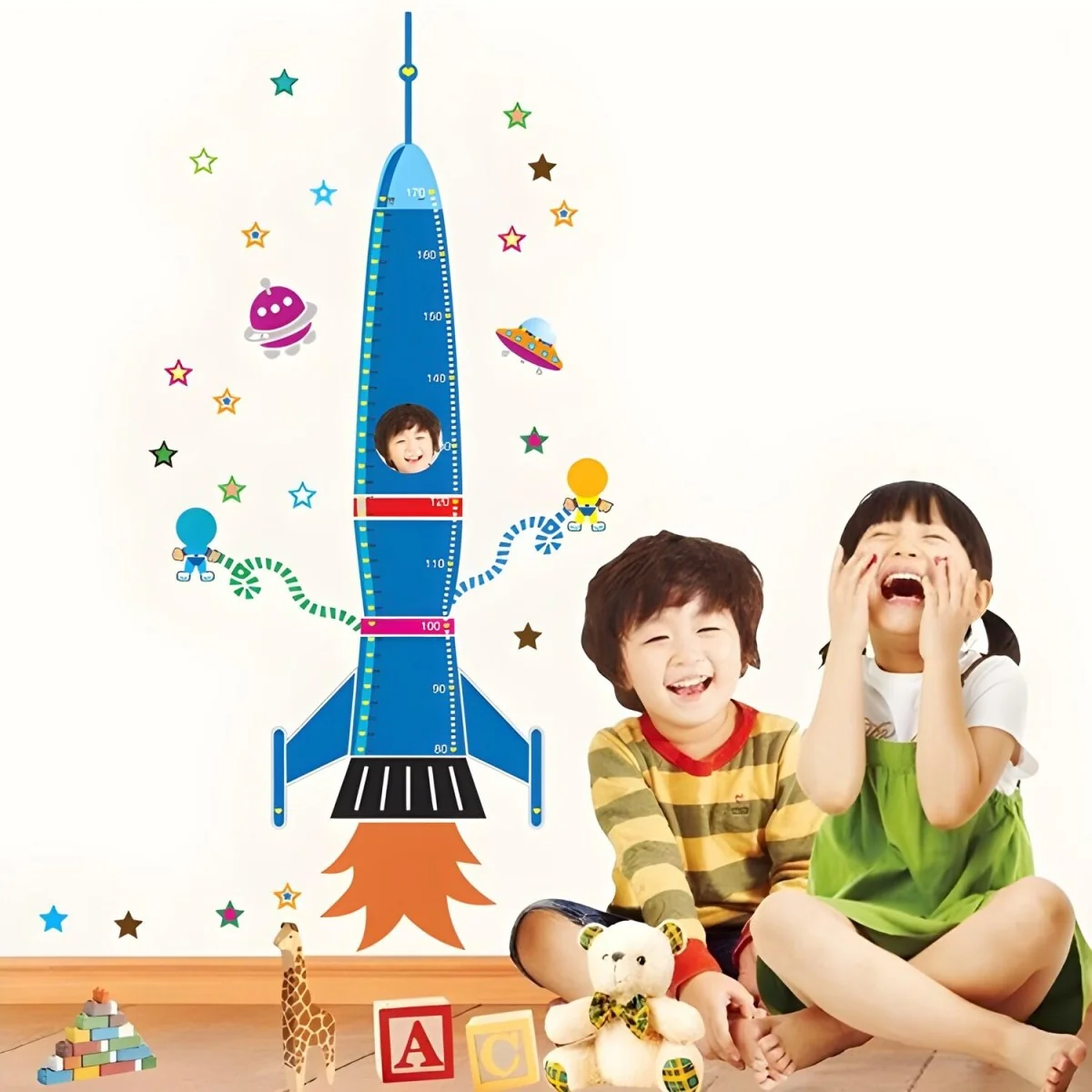 Samolepka na stenu/Tapeta Raketa