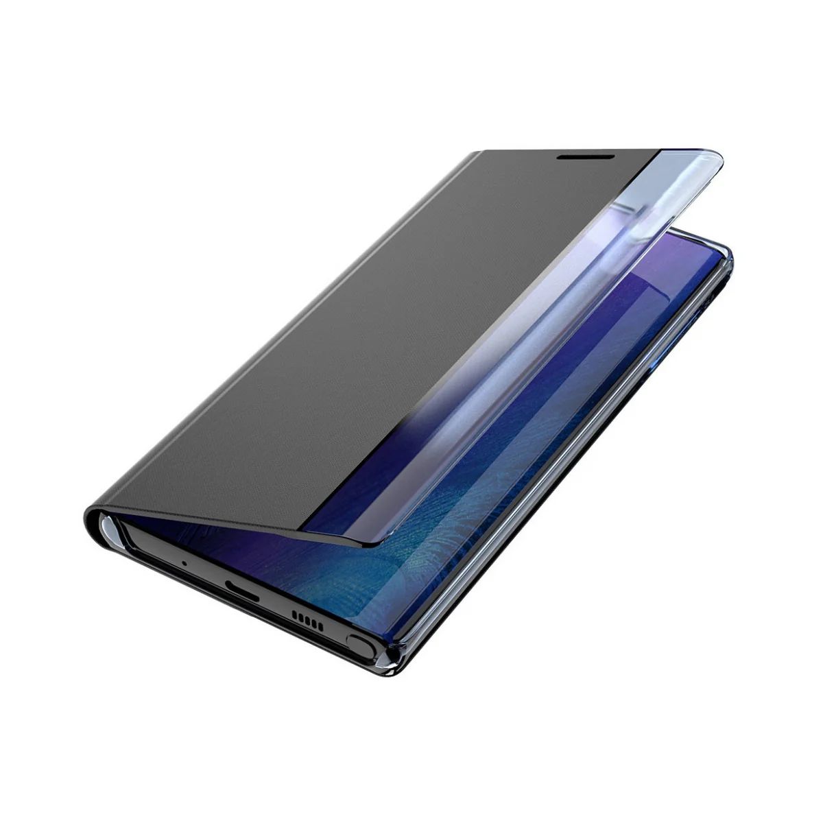 Knižkové otváracie puzdro pre iPhone 13 Mini - Modrá