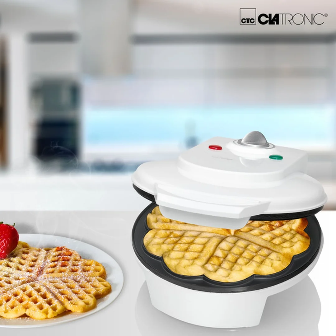Clatronic WA 3491 vaflovač srdiečok, 18 cm, 1200 W