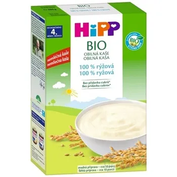 HiPP BIO Obilná KAŠA 100% ryžová 1×200 g, nemliečna kaša, 4m+
