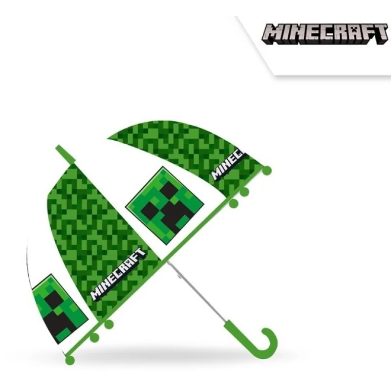 Kids Euroswan Priehľadný dáždnik Minecraft 48 cm KE-MC00007