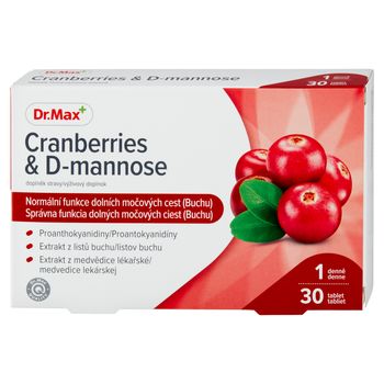 Dr.Max Cranberries & D-mannose 1×30 tabliet