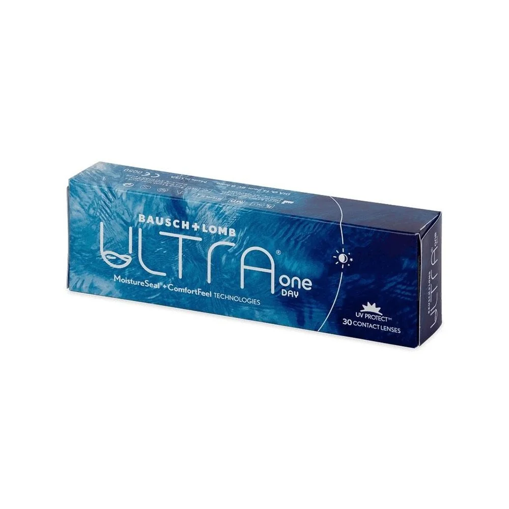 Denné Bausch + Lomb ULTRA One Day (30 šošoviek) Dioptrie: -8, Zakrivenie: 8.6