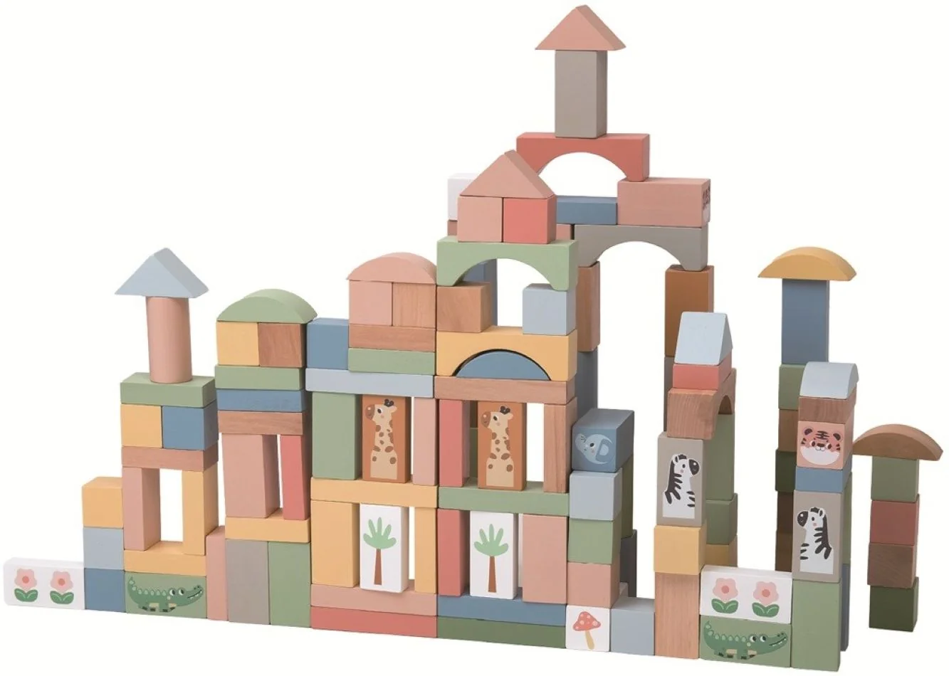2Kids Toys Safari kocky so zvieratkami 120 ks